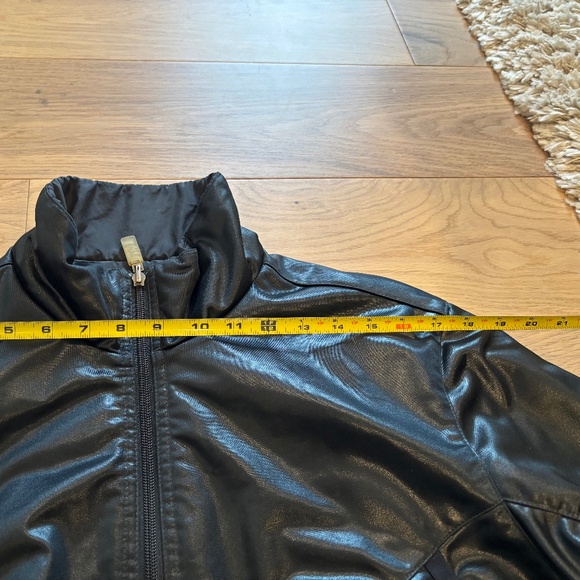 Nike Black Shiny / Matte Reversible Zip Up Jacket Women's Size XL - Picture 10 of 12